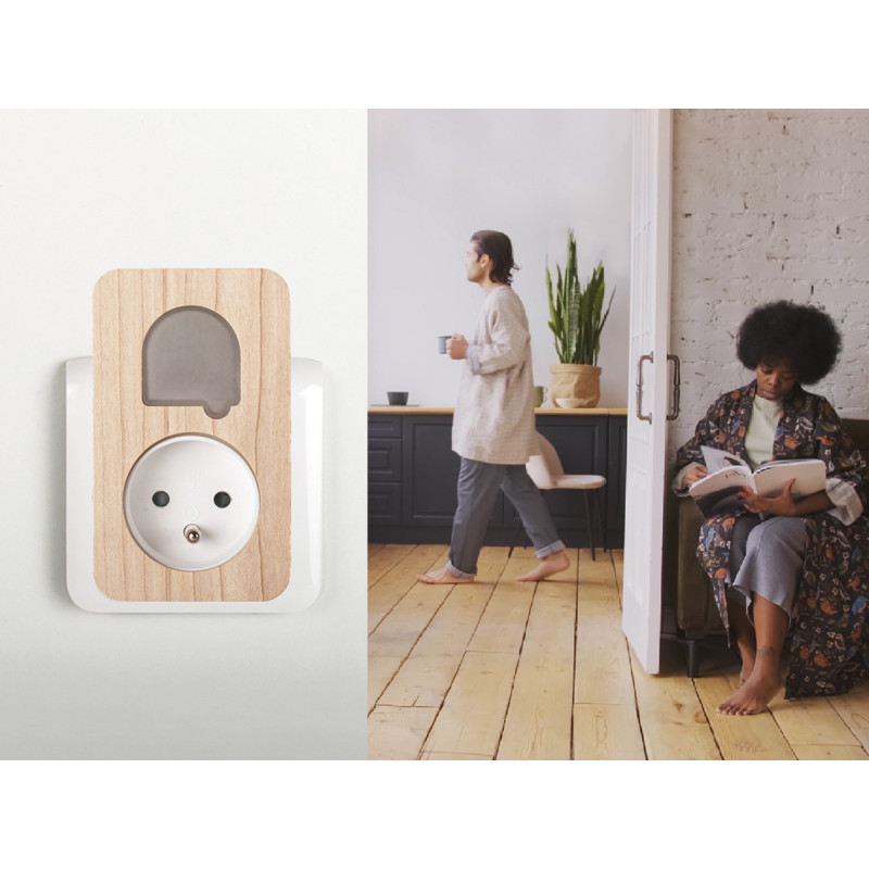 Reacondicionado - Timbre inalámbrico sin pilas con enchufe integrado SONE + Cosy