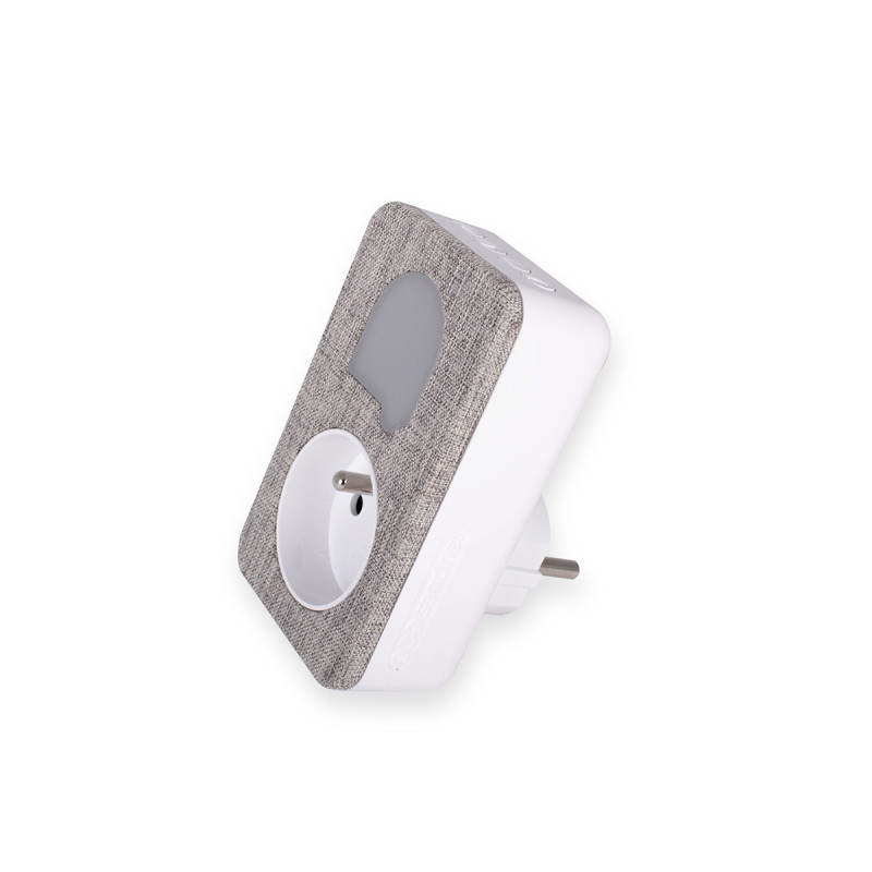 Timbre inalámbrico sin pilas reacondicionado con enchufe integrado - SONE + Stylé