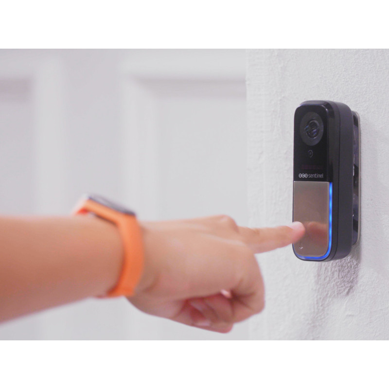 Sonnette vidéo connectée avec alimentation