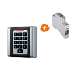 Clavier à codes + alimentation Rail DIN