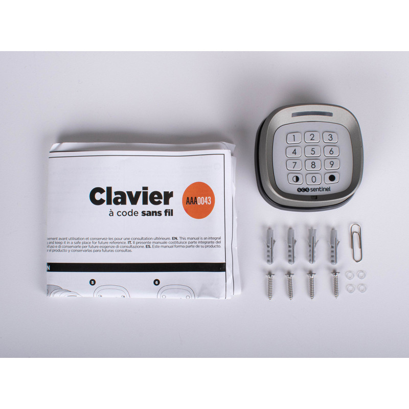 Teclado con código sin cable pro
