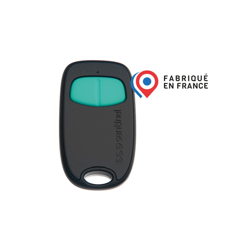 Télécommande de portail 2 canaux turquoise
