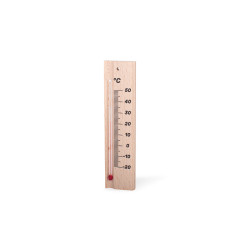 Thermomètre bois intérieur extérieur
