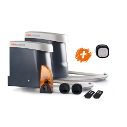 Motor de puerta batiente con brazos y teclado de código - OpenGate 2 Comfort +