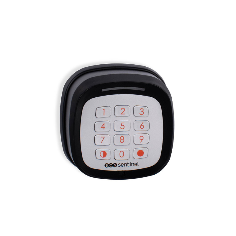 Motor para cancela batiente a brazos con teclado de codificación
