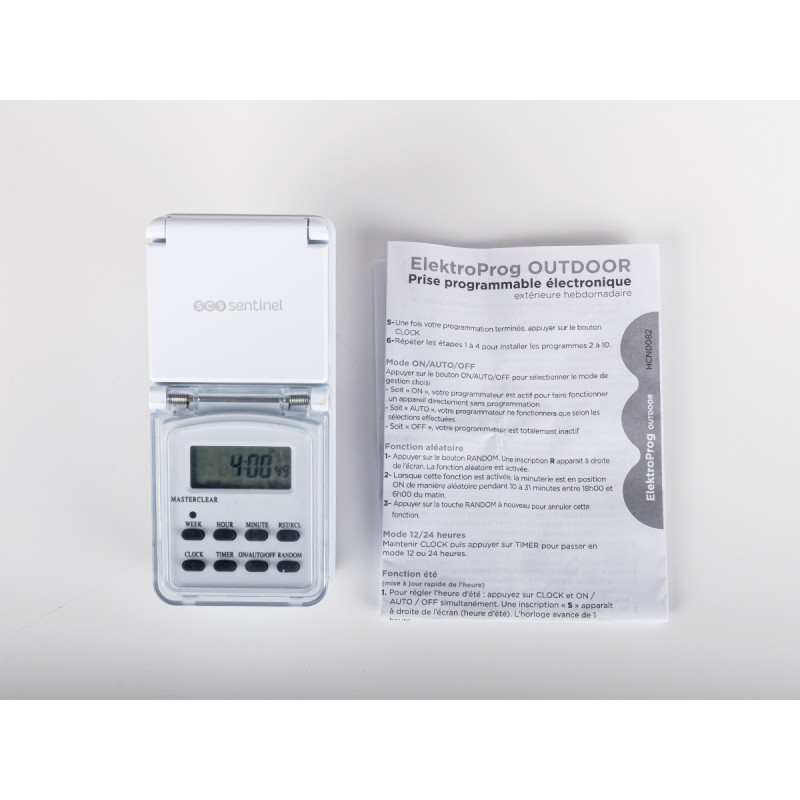 Prise programmable extérieure 3600W