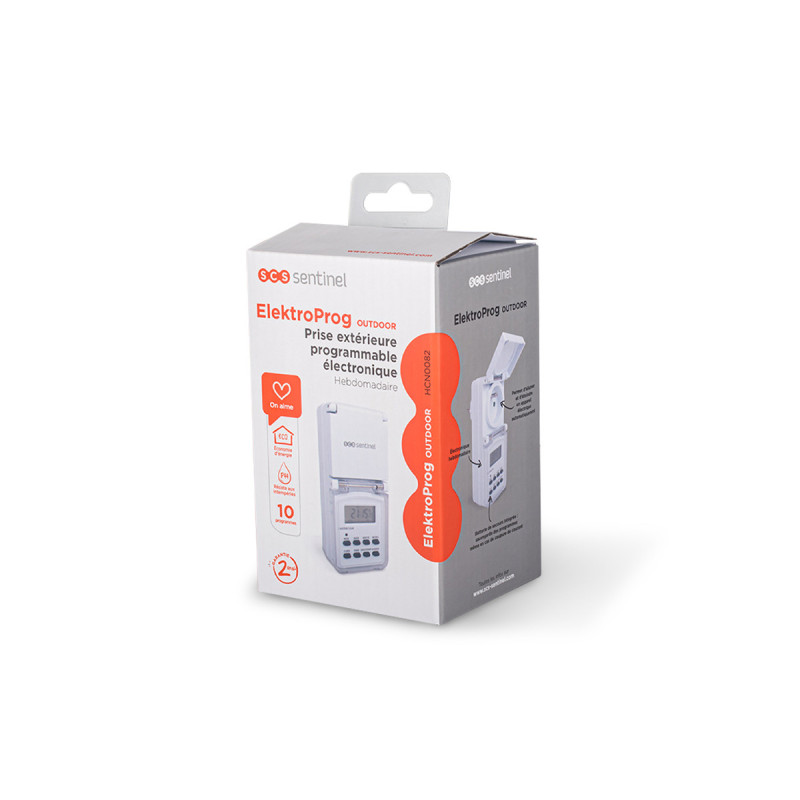 Prise programmable extérieure 3600W