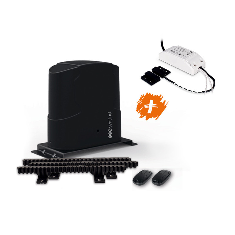 Kit motor de portón corredero conectado - SimplyOpen 3 Connect