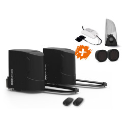 Motorisation connecté portail battant avec kit sécurité