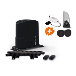 Motor conectado para cancela corredera con kit de seguridad