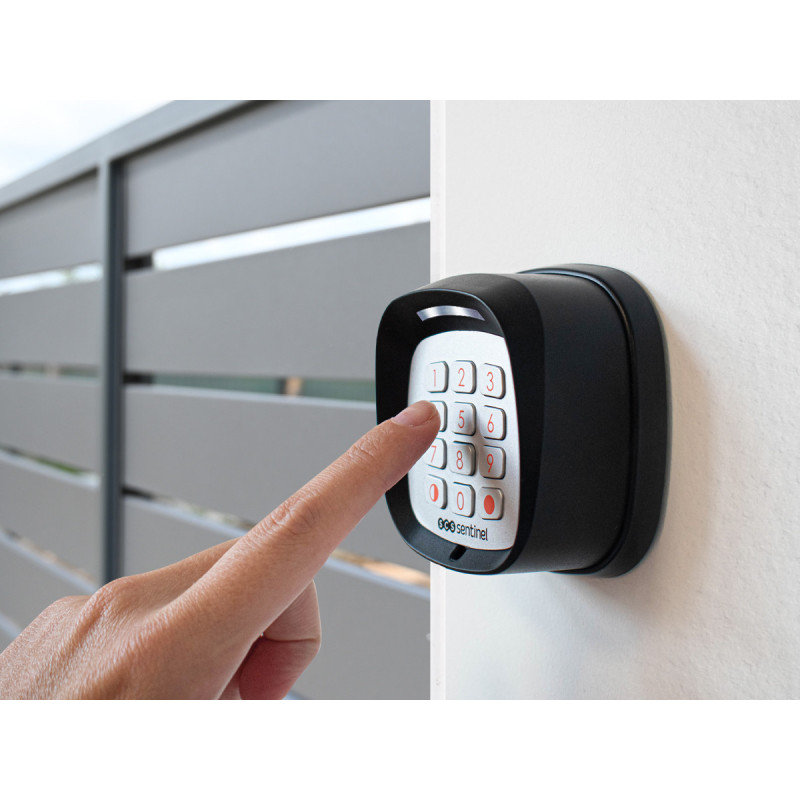 Motorisation portail 2 battants à vérins avec clavier à code
