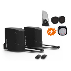 Kit moteur de portail à bras avec clavier à code