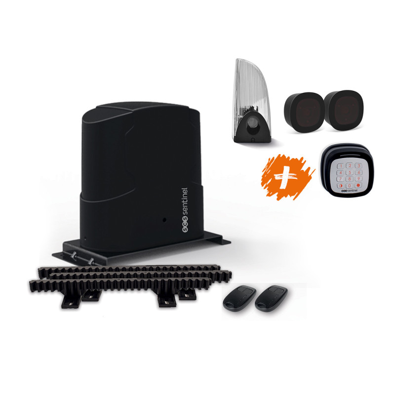 Kit motor cancela corredera y teclado numérico - SimplyOpen 3 Comfort +