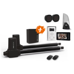 Kit automatisme de portail avec visiophone filaire