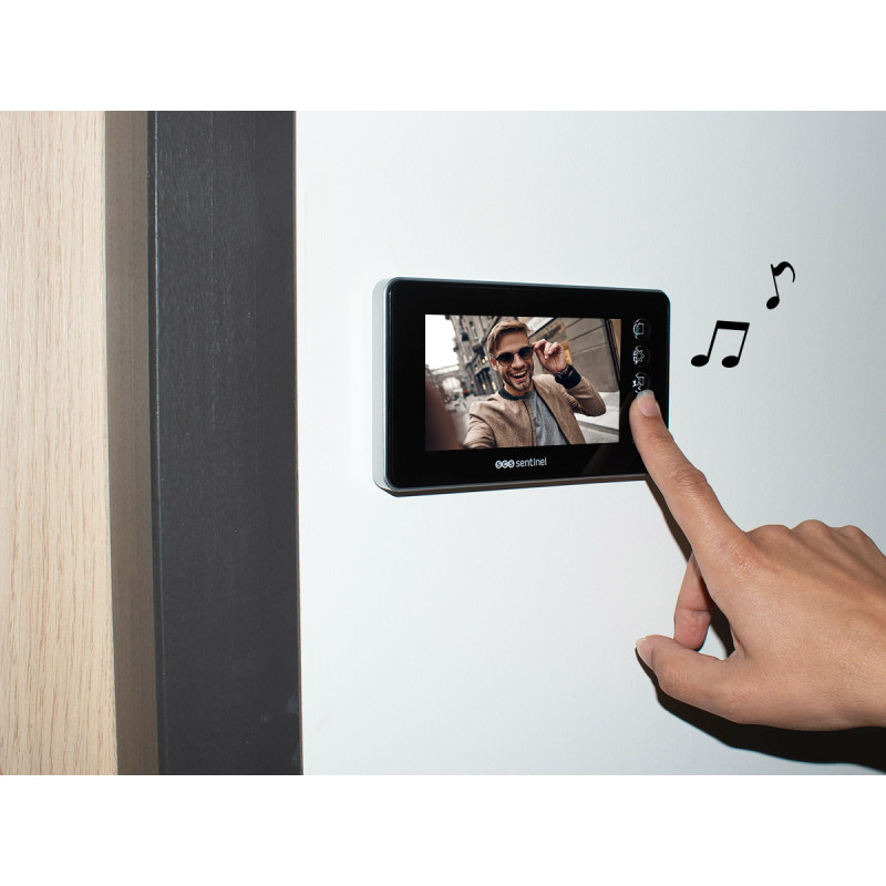Kit automatisme de portail avec visiophone filaire