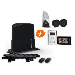 motorisation portail coulissant + interphone vidéo filaire