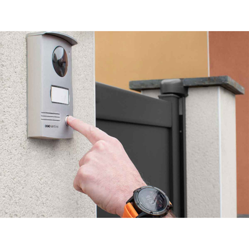 Motorisation portail battant à bras et visiophone connectés