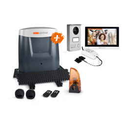 Kit motorisation portail coulissant et visiophone connectés