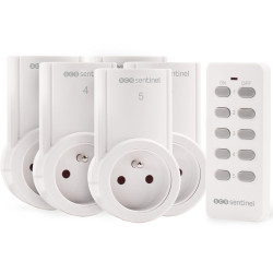 Kit 5 prises télécommandées reconditionné et pas cher - ControlPower 2300W