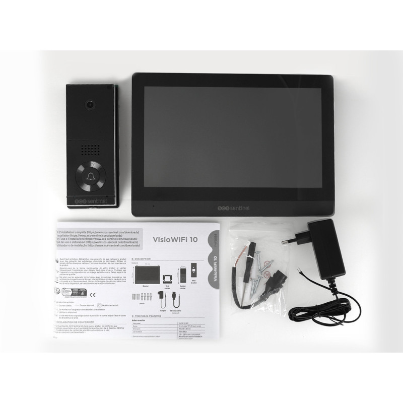 Interphone vidéo 2 fils Wi-Fi connecté