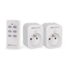 Kit 2 prises télécommandées + 1 télécommande