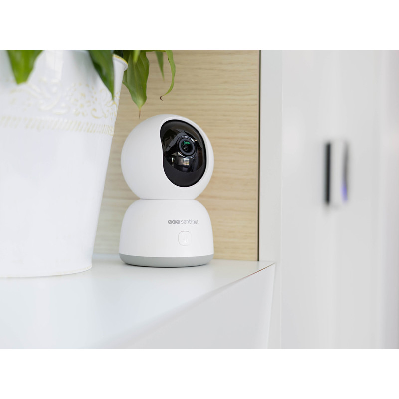 Caméra de surveillance rotative intérieure
