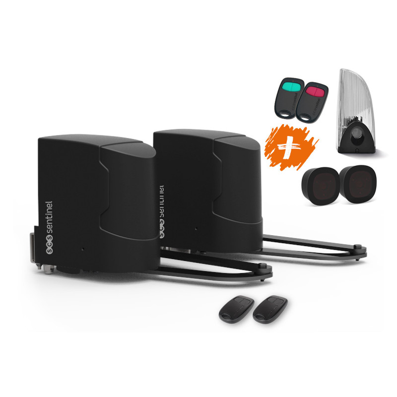 Motor puerta con brazos articulados - Kit SimplyOpen 2 Family