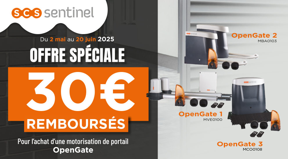 Offre spéciale - 30€ remboursés opengate