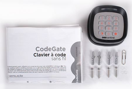 el teclado inalámbrico CodeGate para cancelas es rápido y fácil de instalar