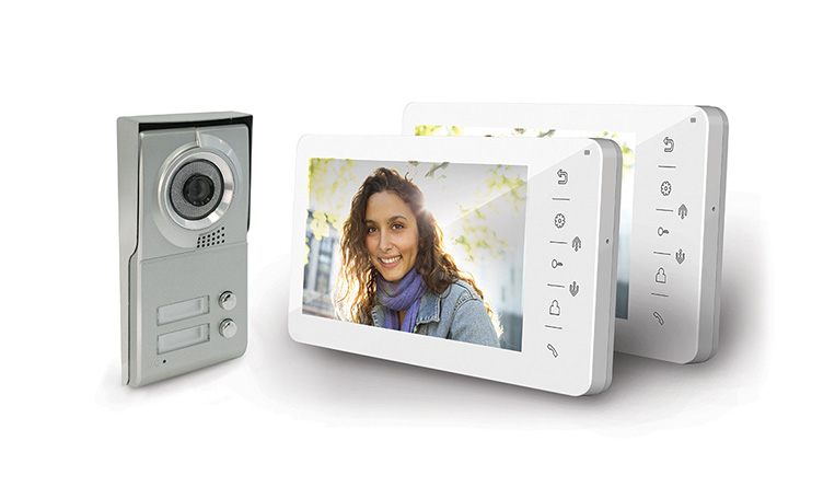 Moniteur pour portier vidéo collectif pour équiper bâtiment