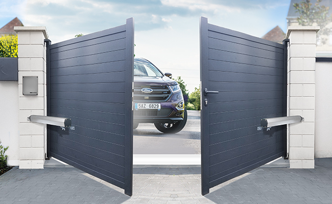 installation motorisation portail battant