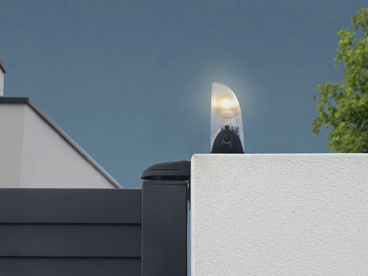 installation lampe clignotante portail