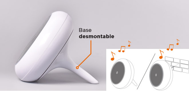 Base extraíble del timbre AirBell 80