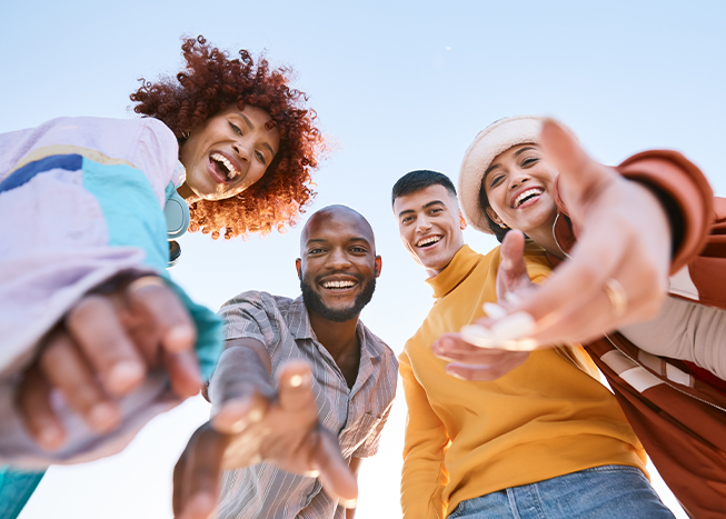 Un groupe de jeune