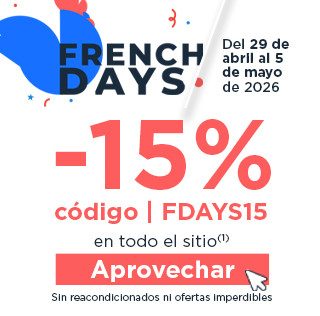French Days : -15% en todo el sitio