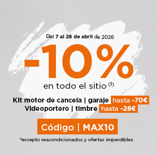 ¡ -10% en todo el sitio !