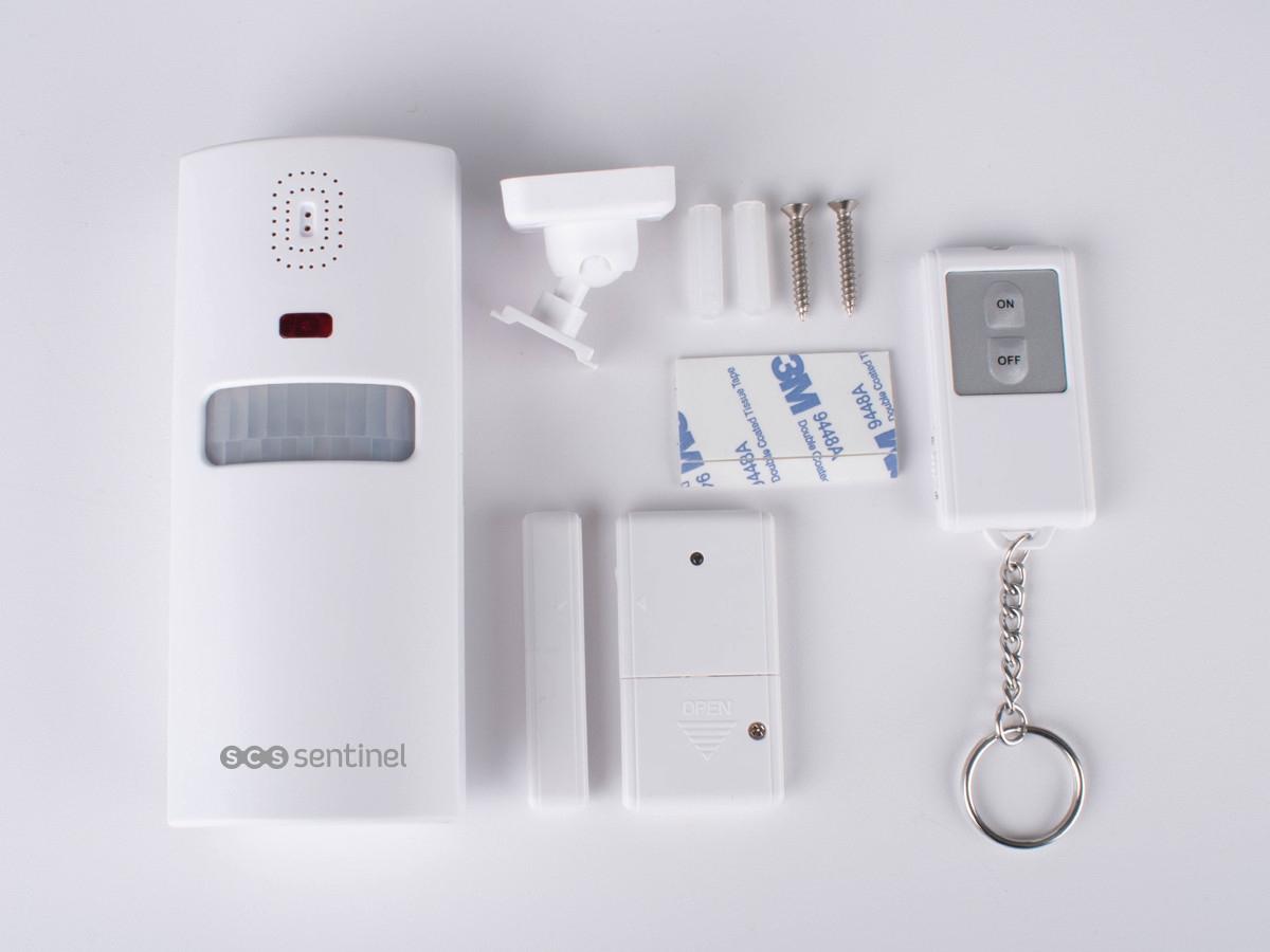 Alarme D'ouverture Sans Fil HENDUN – Lot De 2 Détecteurs De Porte/fenêtre Avec Télécommande