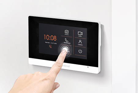 Écran tactile du kit VisioDoor 4.3+ avec moniteur additionnel