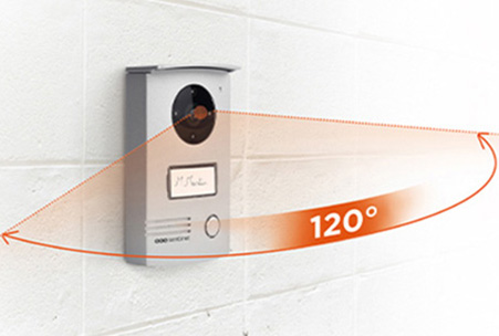 Caméra grand angle de la platine de rue du kit VisioDoor 4.3+ avec moniteur additionnel