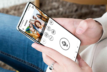 Répondez depuis votre téléphone portable à vos visiteurs via l'application iscs sentinel et le visiophone connecté visiodoor wi-fi