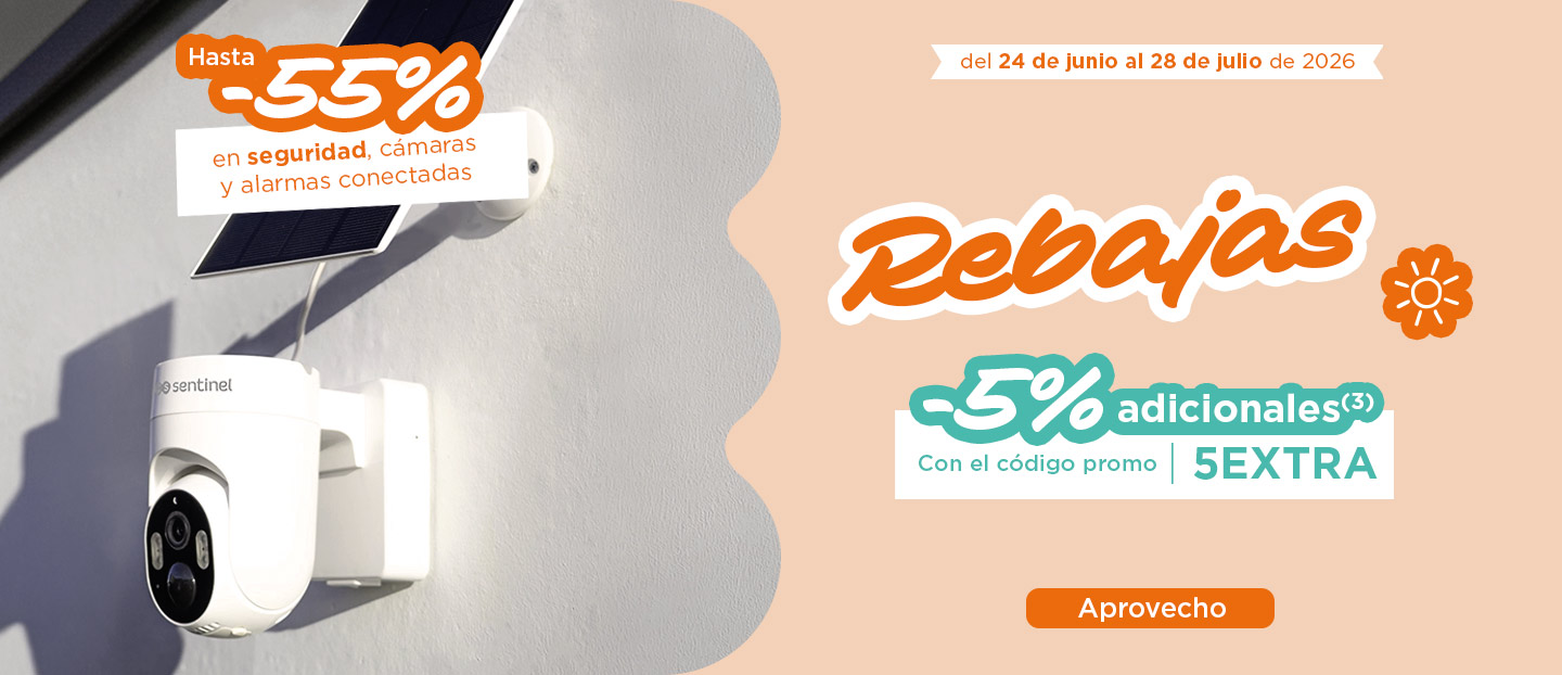 REBAJAS seguridad 5% rebajas seguridad 5%