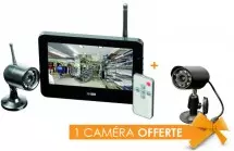 Kit videosurveillance, +1 caméra offerte, +1 caméra offerte