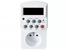 Prise programmable électronique - ElektroProg indoor blanc - SCS Sentinel