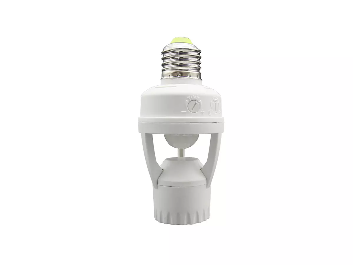 Douille de lampe E27 avec détecteur de mouvement pour les ampoules E27 Max  60W