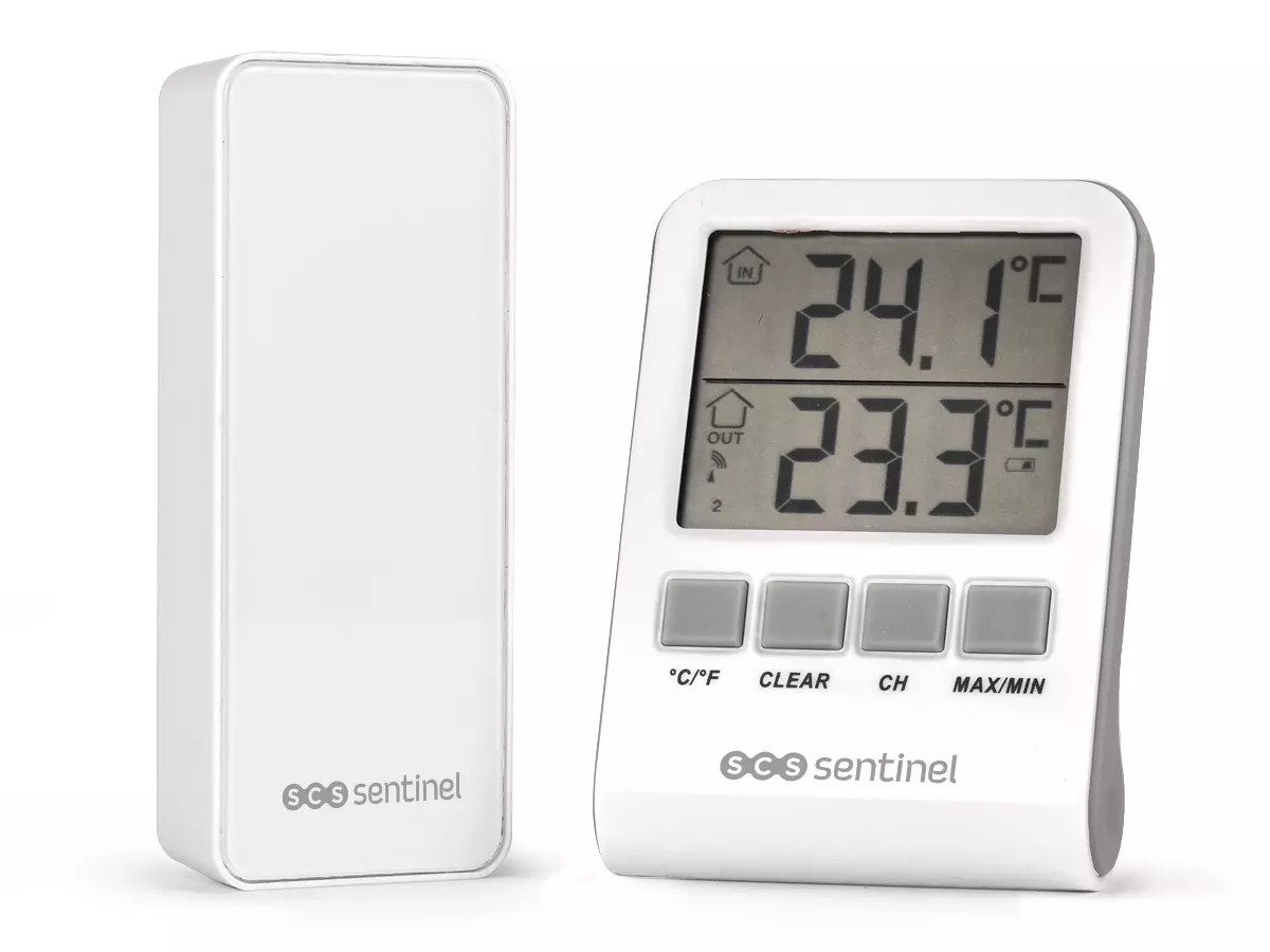 Thermomètre numérique sans fil pour l'intérieur ou l'extérieur