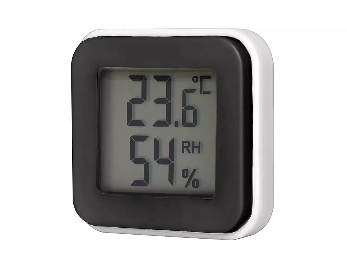 Hygromètre & thermomètre digital - HygroThermo Magnet noir - SCS