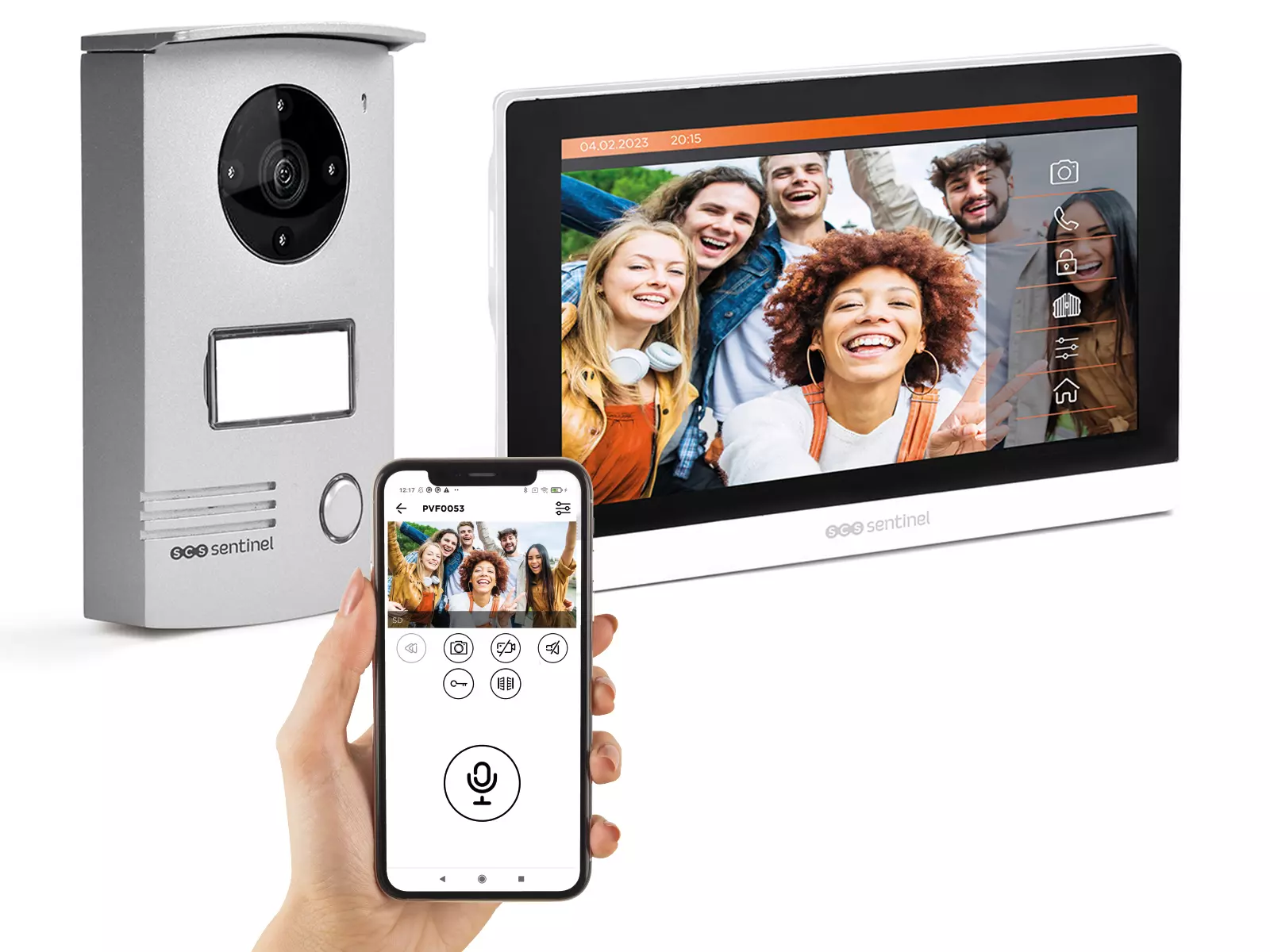 Portiers vidéos & Interphones connectés WiFi avec App Smartphone