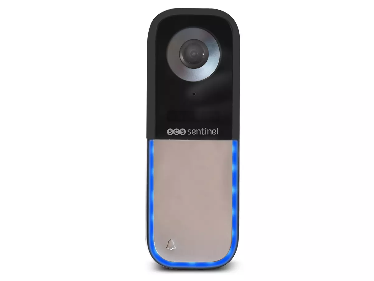 1pc Caméra De Sonnette Intelligente Filaire, Sonnette Vidéo Filaire Avec  Carillon Inclus, Détection Humaine AI, Audio